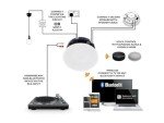 Lithe Audio All-In-One 6.5" Bluetooth Speaker Pair (Master & Passive - 03201), 50W RMS Class D Amplifier, Voice Control, Perfect for Kitchens, Living Rooms & Bedrooms