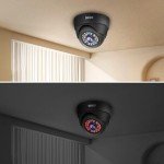 SANSCO HD CCTV Security Camera System, 8 Channel 5MP DVR with (4) 2MP In/Outdoor Dome Surveillance Cameras, 1TB Hard Drive (Vandal-Proof, Continuous/Motion Recording, Rapid USB Backup, Remote Access)