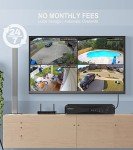 SANSCO HD CCTV Security Camera System, 8 Channel 5MP DVR with (4) 2MP In/Outdoor Dome Surveillance Cameras, 1TB Hard Drive (Vandal-Proof, Continuous/Motion Recording, Rapid USB Backup, Remote Access)