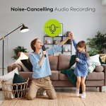 【Work with Alexa】SANNCE Wireless CCTV Camera System, 8CH 5MP NVR, 4X 3.0MP Outdoor Security IP Cameras with P2P, One-Way Audio, Dual WiFi System, Human AI Motion Detection(1TB Hard Disk Pre-install)