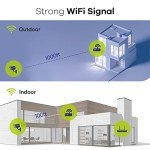 【Work with Alexa】SANNCE Wireless CCTV Camera System, 8CH 5MP NVR, 4X 3.0MP Outdoor Security IP Cameras with P2P, One-Way Audio, Dual WiFi System, Human AI Motion Detection(1TB Hard Disk Pre-install)