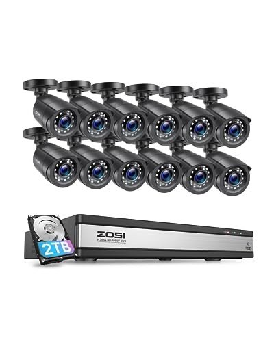 ZOSI 16CH 1080P Security Camera System with DVR