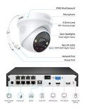 ZOSI 4K PoE Security Camera System with NVR