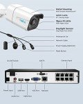 Reolink 4K PoE Security Camera System, 4-Pack