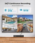 ieGeek 5MP PoE Security Camera System with AI