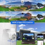 Hiseeu 5MP PoE PTZ Security Camera System