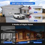 Hiseeu 5MP PoE PTZ Security Camera System