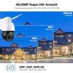 SV3C 4K PTZ Security Camera with AI Detection