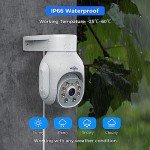 Hiseeu 5MP PoE PTZ Security Camera System