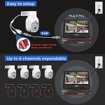 Hiseeu 5MP PoE PTZ Security Camera System