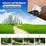 SV3C 4K PTZ Security Camera with AI Detection