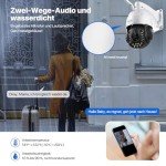 SV3C 4K PTZ Security Camera with AI Detection