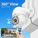 2K PTZ Wireless Security Cameras with AI Detection