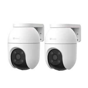 EZVIZ 2-Pack 360° Outdoor WiFi Security Cameras