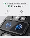4K Outdoor Security Camera with Dual-Lens Zoom