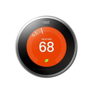 Nest Learning Thermostat - 3rd Gen - Stainless Steel