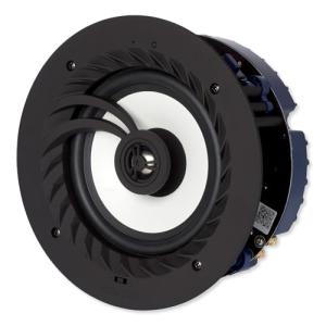 Lithe Audio IP44 All-in-One Bluetooth Ceiling Speaker (03210), 50W RMS Class D Amplifier Built-In, Voice Control, Single Room Solution Perfect for Bathrooms, Bedrooms & Kitchens