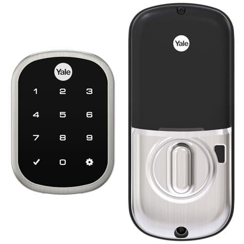 Yale Touchscreen Door Lock in Satin Nickel