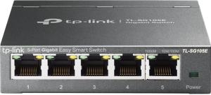 TP-Link Managed Network Switch 5-Port Gigabit, Support QoS VLAN IGMP Snooping, Network Monitoring through Web Interface, 2.82 W(TL-SG105E)