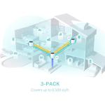 TP-Link Deco X55 Mesh Wi-Fi 6 System Pack of 3