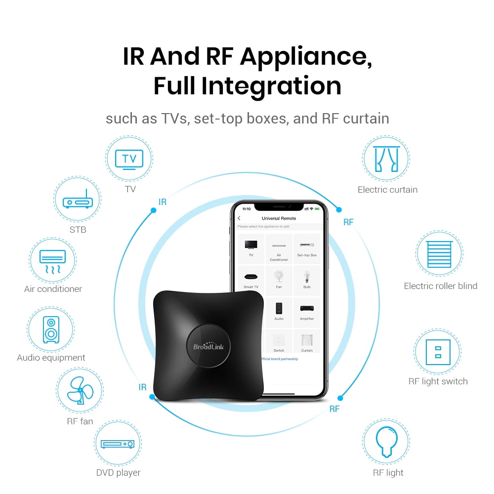 BroadLink Smart Home Hub with Alexa & Google Assistant