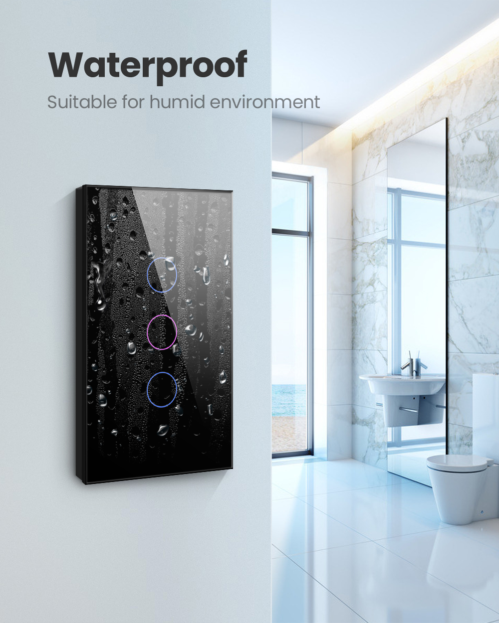 Smart WiFi/Zigbee Touch Light Switch for Alexa