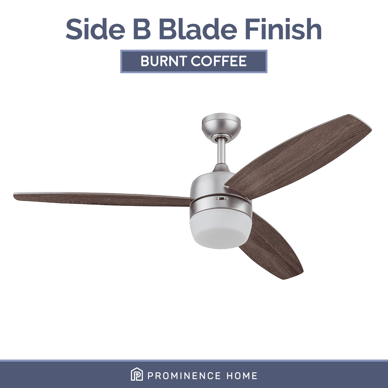 Enoki 52-in Smart Ceiling Fan with Light - Pewter