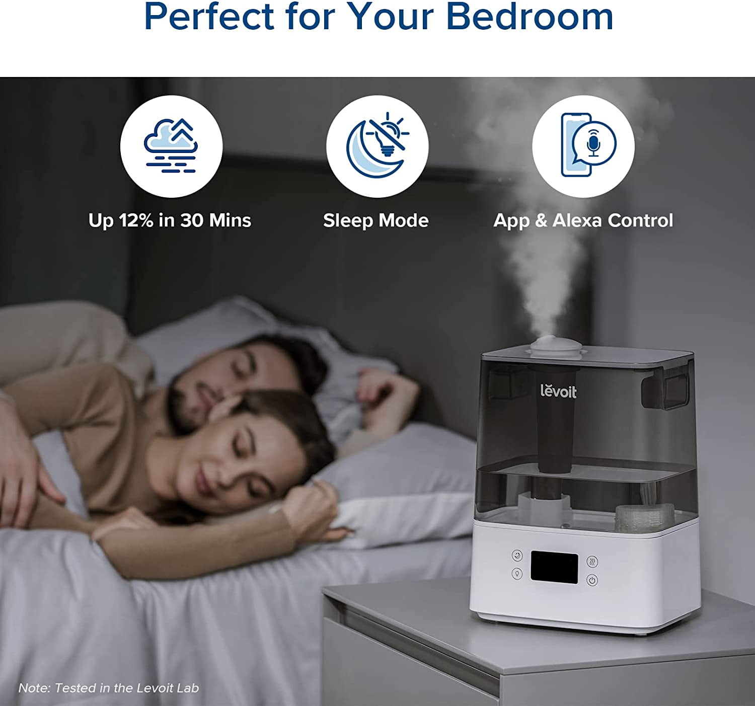 Levoit Smart Humidifier with Nightlight - 6L