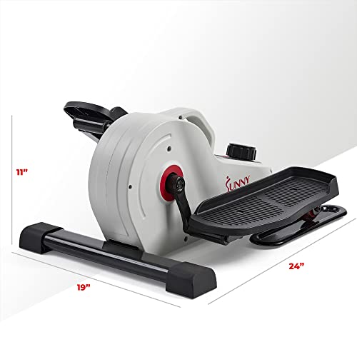 Sunny Health Fully Assembled Magnetic Under Desk Peddler