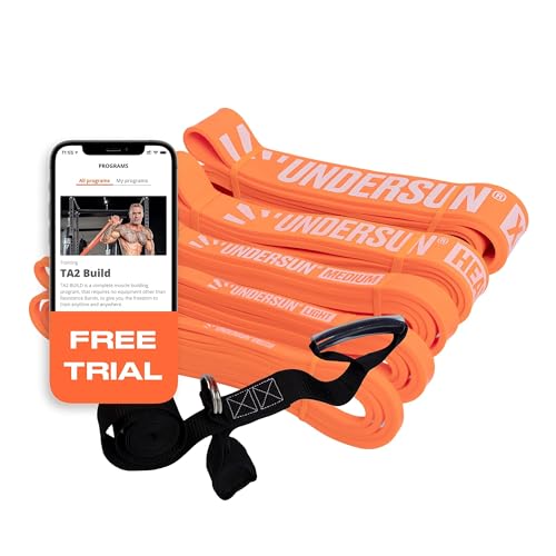 Undersun 5-Band Resistance Exercise Set with Anchor