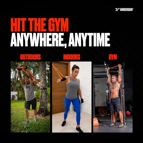 Undersun 5-Band Resistance Exercise Set with Anchor