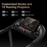 Cursor Fitness Folding Treadmill with Pulse Sensor, 2.5HP