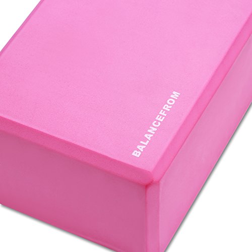 Set of 2 High-Density Yoga Blocks - Pink