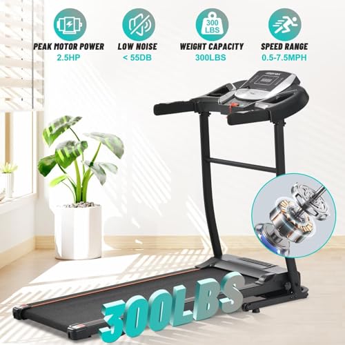 Merax Home Treadmill with Incline and Pulse Sensor