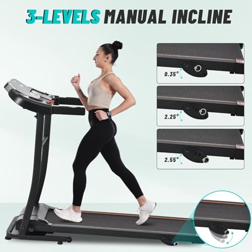 Merax Home Treadmill with Incline and Pulse Sensor