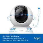 Tapo 2K Indoor Camera with Night Vision - 2 Pack
