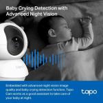 Tapo 2K Indoor Camera with Night Vision - 2 Pack