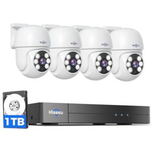 Hiseeu 8-Channel 5MP Outdoor Security Camera System
