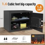 Goldenkey Fireproof Safe for Documents and Valuables