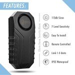Wireless Shed Alarm with 113dB Vibration Tech