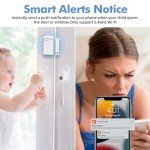 Wireless Alarm System with 120dB Siren & Sensors