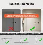 Gate Lock Stainless Steel, for Garage, Barn or Shed Doors (6inch 1pcs)
