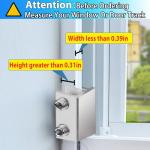 6 Pack Window Locks for Up and Down Windows