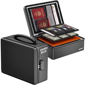 Fireproof Lockbox for Documents and Valuables
