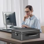 Fireproof Lockbox for Documents and Valuables