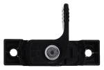 Brixwell 50-603B Single Hung Black Sash Lock w/Screws, 1 Set Per Polybag
