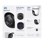 Tapo 2K Outdoor PTZ WiFi Security Camera