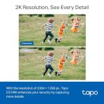 Tapo 2K Outdoor PTZ WiFi Security Camera