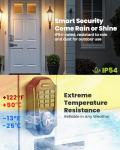 MENDOCK UF01 GreenShield Touch-Control Keyless Entry Door Lock with Smartphone Control, Fits Standard Door Thickness (1-3/8′′ and 2-1/5′′), Weatherproof, Guest Activity, App Controll (Venetian Bronze)