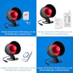 KERUI Wireless Home Security System with Siren